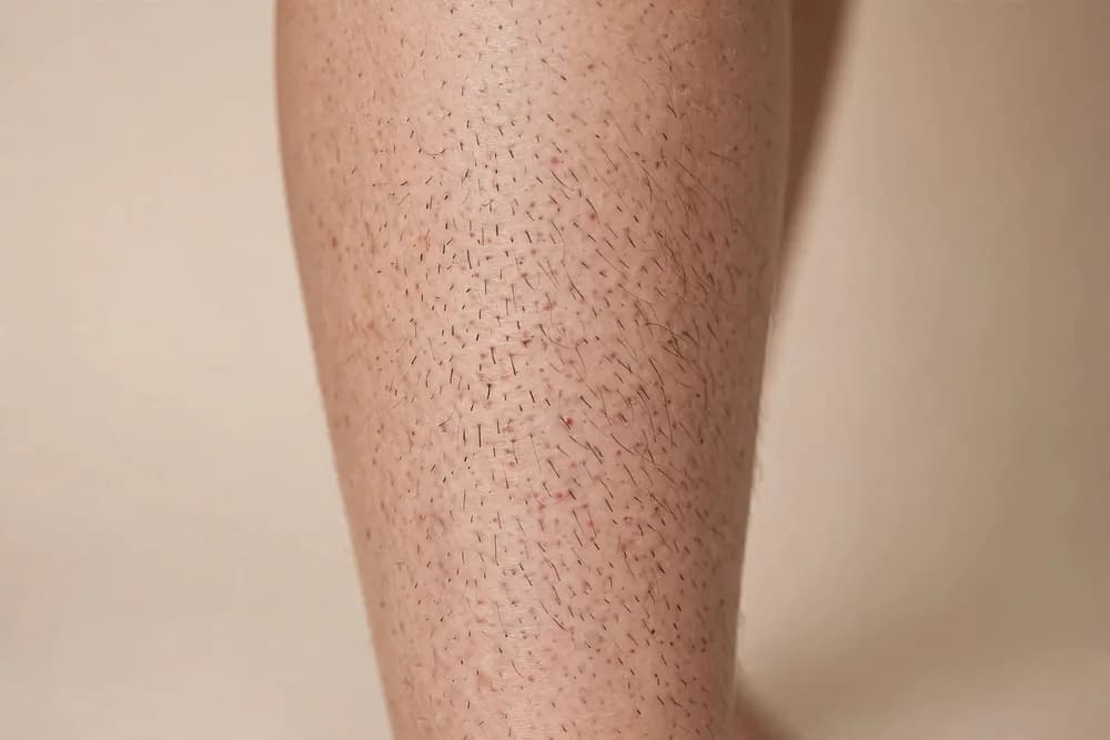 Laser hair removal — before