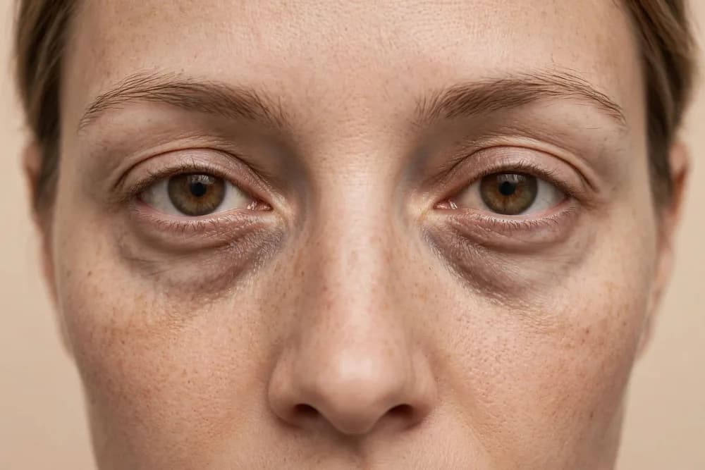 Under-eye rejuvenation — before